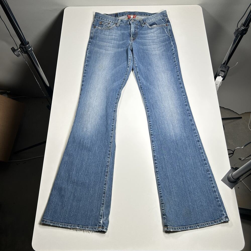 Vintage Lucky Brand Sweet N Low Jeans Womens 28x33 Y2K Bootcut Flare Made In USA
